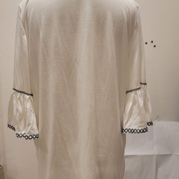 MAX STUDIO LONG SLEEVE BLOUSE - Picture 2 of 2